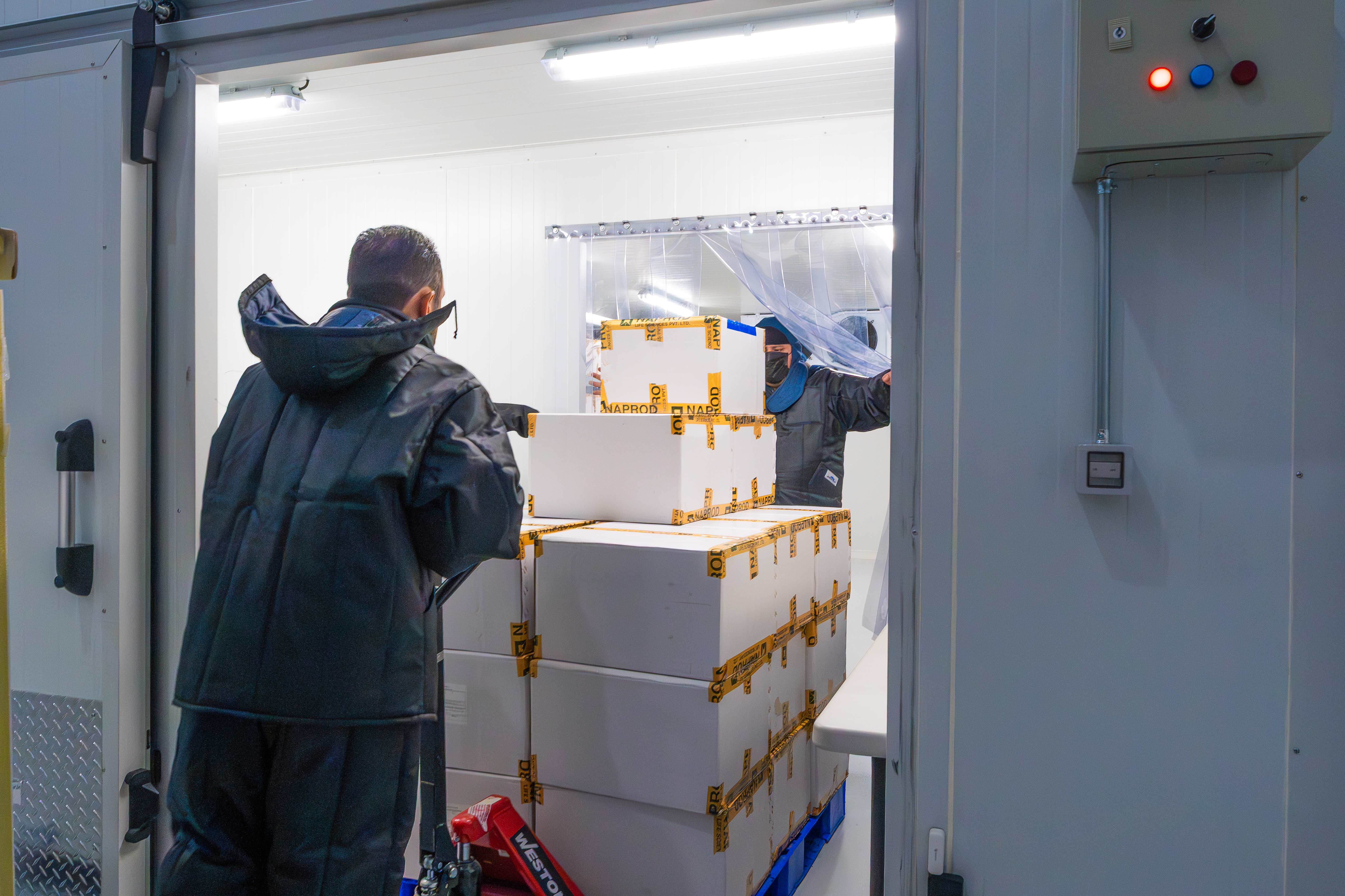 Operación en cámara fría AMG Pharma